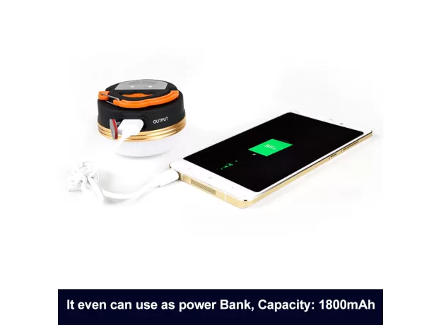 DESERT&FOX POCKETABLE USB RECHARGEABLE TENT LED LANTERN