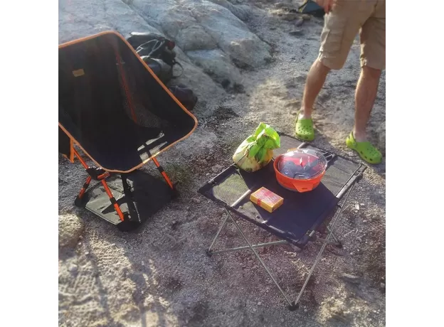 OUTDOOR CAMPING TABLE PORTABLE FOLDABLE ULTRALIGHT ALUMINIUM DESK