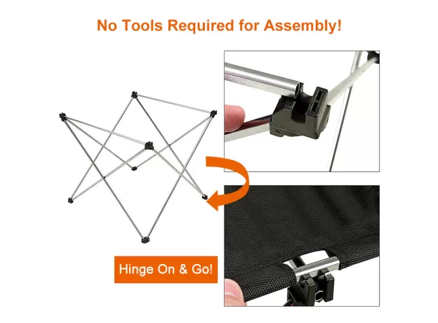 OUTDOOR CAMPING TABLE PORTABLE FOLDABLE ULTRALIGHT ALUMINIUM DESK