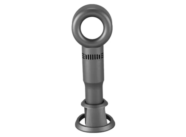 USB RECHARGEABLE PORTABLE BLADELESS FAN HANDHELD MINI COOLER NO LEAF HANDY