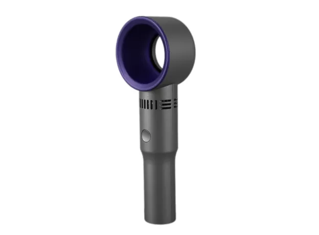 USB RECHARGEABLE PORTABLE BLADELESS FAN HANDHELD MINI COOLER NO LEAF HANDY