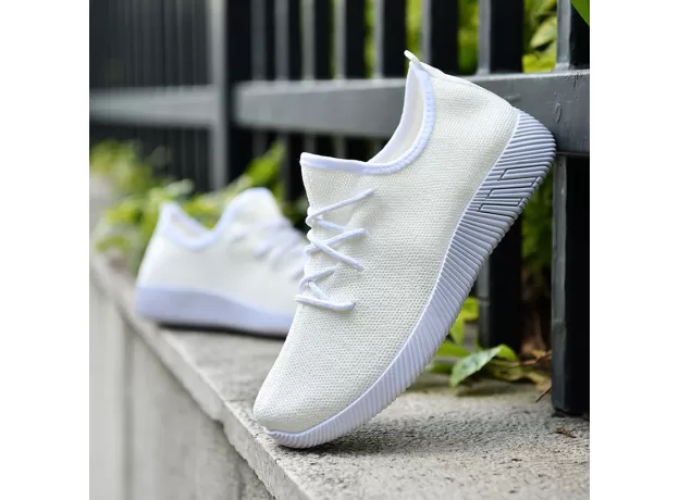 SOLID BREATHABLE SHALLOW MOUTH WOMEN SHOES CLASSIC FLYING WOVEN FLATS