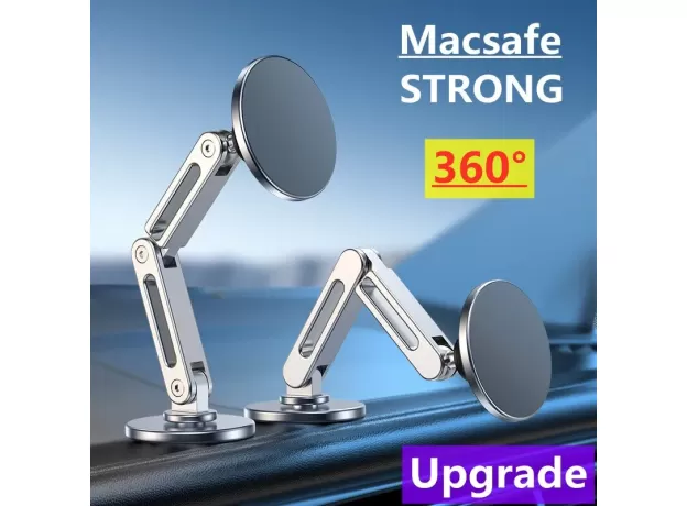MAGNETIC CAR PHONE HOLDER STAND MAGNET CAR MOUNT GPS SMARTPHONE MOBILE SUPPORT IN CAR BRACKET FOR MACSAFE