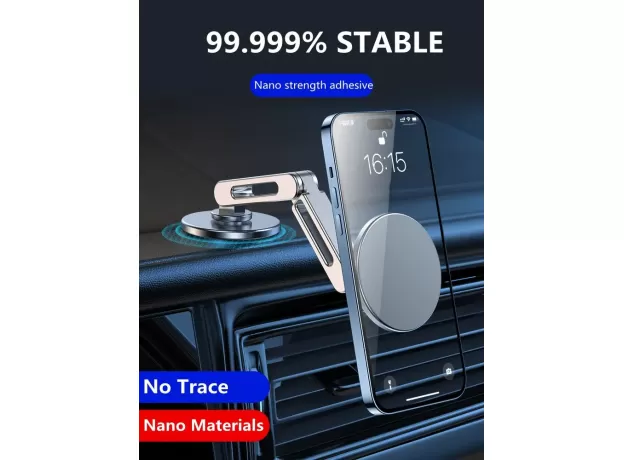 MAGNETIC CAR PHONE HOLDER STAND MAGNET CAR MOUNT GPS SMARTPHONE MOBILE SUPPORT IN CAR BRACKET FOR MACSAFE