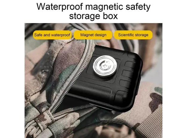 MAGNETIC KEY HOLDER UNDER CAR WATERPROOF KEY HOLDER KEYBOX OUTDOOR MAGNETIC KEY BOX STURDY PORTABLE KEY