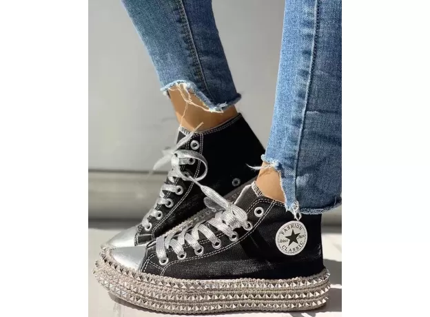 2020 WOMAN SPRING LEOPARD PRINT CANVAS FASHION SNEAKERS RHINESTONE SEQUIN
