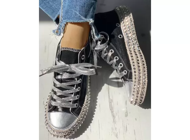 2020 WOMAN SPRING LEOPARD PRINT CANVAS FASHION SNEAKERS RHINESTONE SEQUIN