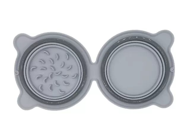 FOLDABLE SILICONE PET BOWLS NON-TOXIC PORTABLE PET TRAVEL FEEDING BOWL FOLDING PUPPY CAT BOWL OUTDOOR FOOD DISPENSER FEEDER