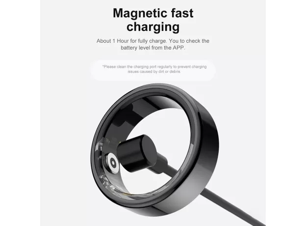 R02 SMART RING MILITARY GRADE  HEART RATE BLOOD OXYGEN HEALTH