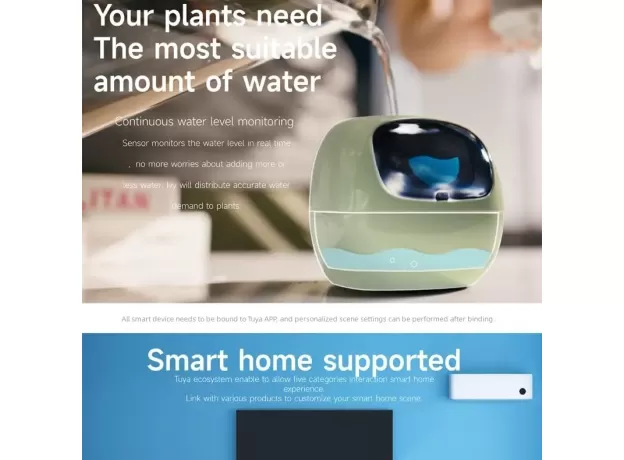 SMART POTS FOR PLANTS - SMALL FLOWER POTS - BEST DESKTOP PLANTS - AI PLANTER - MULTIPLE EXPRESSIONS - SMART SENSORS