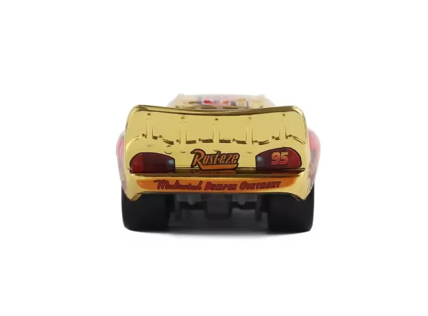 CARS DISNEY PIXAR CARS 2 3 - LIGHTNING MCQUEEN GOLDEN MODEL CAR- 1:55 DIECAST VEHICLE METAL TOY