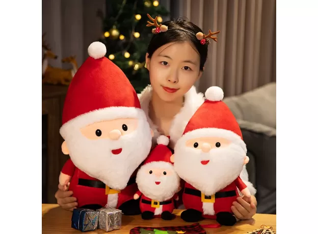CHRISTMAS GIFTS - XMAS SOFT TOYS - SNOWMAN PLUSH -  SANTA CLAUS PLUSH TOY - ELK PLUSH TOY - STUFFED SOFT TOYS