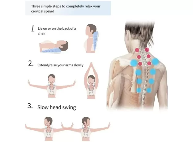 CERVICAL TRACTION DEVICE - NECK STRETCHER - NECK AND SHOULDER STRETCHER - NECK PAIN RELIEF DEVICE