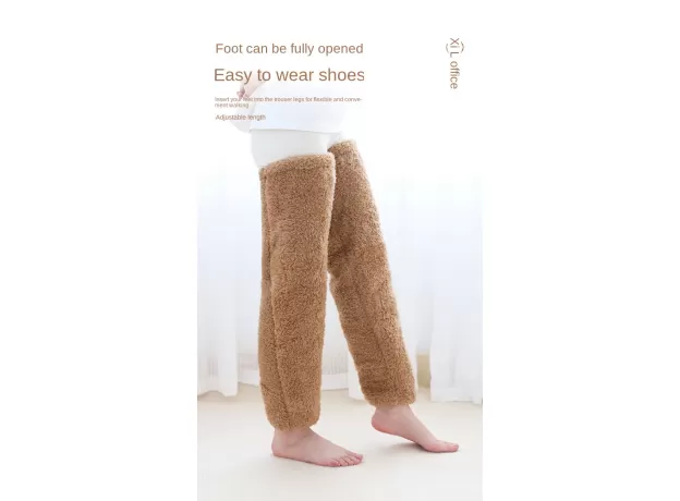 LEG WARMERS FOR WOMEN - WINTER KNEE-HIGH SOCKS - FLUFFY LEG WARMERS - OVER THE KNEE SOCKS - WINTER LEG WARMERS - LEG WARMERS FOR COLD WEATHER