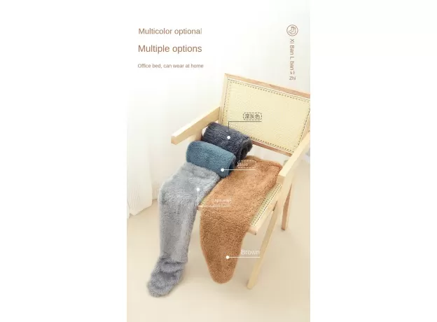 LEG WARMERS FOR WOMEN - WINTER KNEE-HIGH SOCKS - FLUFFY LEG WARMERS - OVER THE KNEE SOCKS - WINTER LEG WARMERS - LEG WARMERS FOR COLD WEATHER
