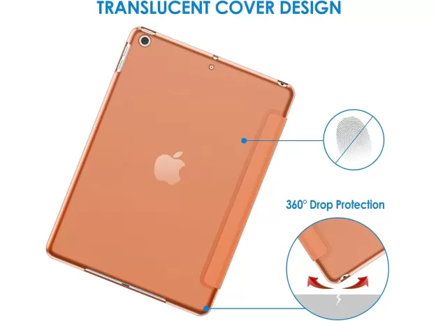 JETECH CASE FOR IPAD 9.7-INCH (6TH/5TH GEN, 2018/2017) – SMART COVER WITH AUTO WAKE/SLEEP - LIGHTWEIGHT IPAD STAND COVER