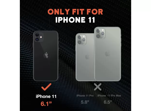 NTG IPHONE 11 SHOCKPROOF CASE - MILITARY GRADE IPHONE 11 CASE -  DUAL-LAYER LIGHTWEIGHT ANTI-DROP IPHONE 11 COVER