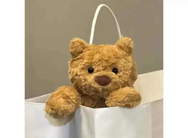 JELLYCAT PLUSH BARTHOLOMEW BEAR - CUTE SOFT HUGGING PILLOW & COMFORTABLE BEAR DOLL