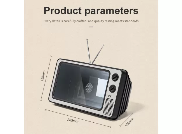SCREEN MAGNIFIER FOR PHONES - RETRO TV HD VIDEO AMPLIFIER & ENLARGED MOBILE HOLDER - ENLARGED MOBILE SCREEN VIEWER