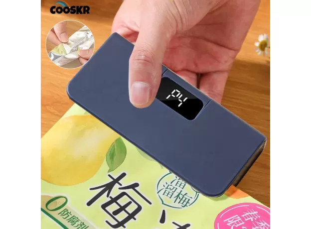 2-IN-1 RECHARGEABLE MINI HEAT SEALER - HANDHELD BAG SEALING MACHINE & PRECISION CUTTER FOR FOOD STORAGE