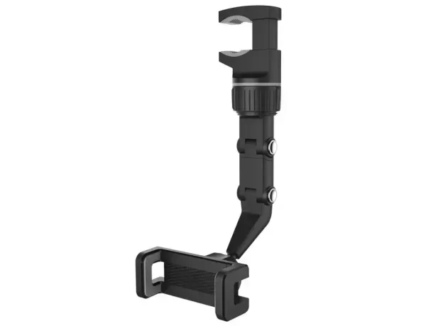 MULTIFUNCTIONAL REARVIEW MIRROR PHONE HOLDER - ADJUSTABLE HANDS-FREE CAR PHONE MOUNT