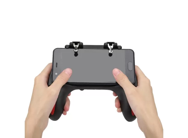 H10 MOBILE PHONE GAME HANDLE WITH DUAL FAN COOLING - SHOOTING JOYSTICK CONTROLLER FOR IOS & ANDROID