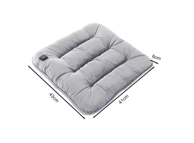 CAR HEATED SEAT CUSHION - ELECTRIC WARM CAR SEAT PAD - WINTER PLUSH QUICK-HEATING SEAT PAD FOR CARS