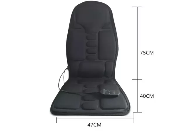 MULTI-MODE VIBRATING HEATED MASSAGE CHAIR PAD - ELECTRIC HEATED MASSAGE SEAT CUSHION