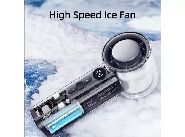 HIGH-SPEED HANDHELD FAN - PORTABLE TURBO JET COOLING FAN WITH ADJUSTABLE SPEEDS