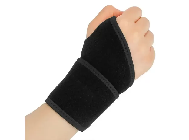 ADJUSTABLE WRIST BRACE - BREATHABLE SUPPORT WRAP FOR SPORTS & RECOVERY