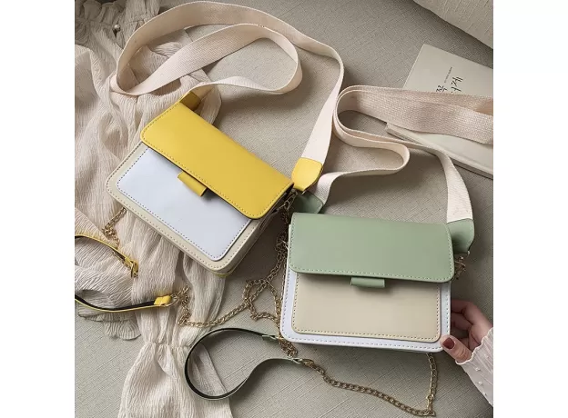 WOMEN’S SMALL FLAP CROSSBODY BAG – ELEGANT VEGAN LEATHER MINI SHOULDER PURSE