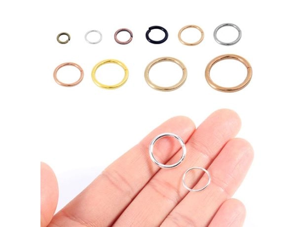 PREMIUM METAL JUMP RINGS SET – SILVER/GOLD/BRONZE SPLIT RINGS & CONNECTORS FOR DIY JEWELRY MAKING