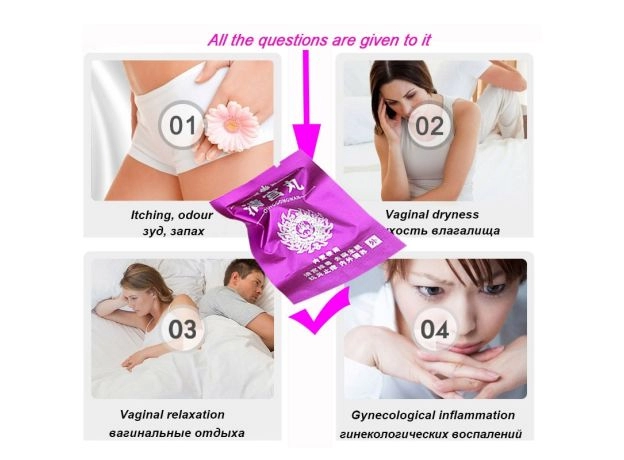 HERBAL VAGINAL CLEANSING TAMPONS - NATURAL CLEAN POINT DETOX PELLETS