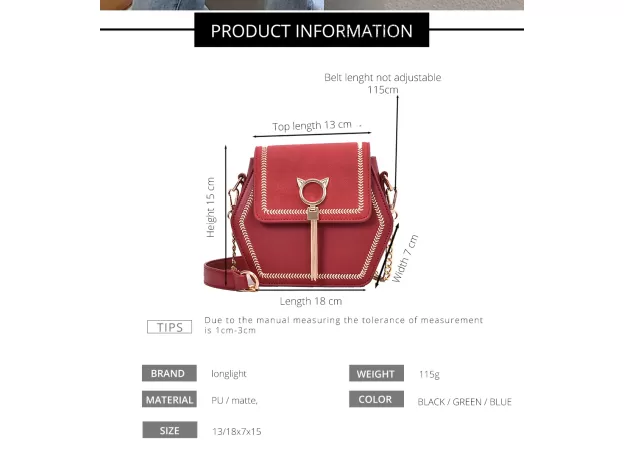LONGLIGHT WOMEN’S FASHIONABLE SHOULDER BAG – ULTRA-LIGHTWEIGHT SLIM VERTICAL HANDBAG