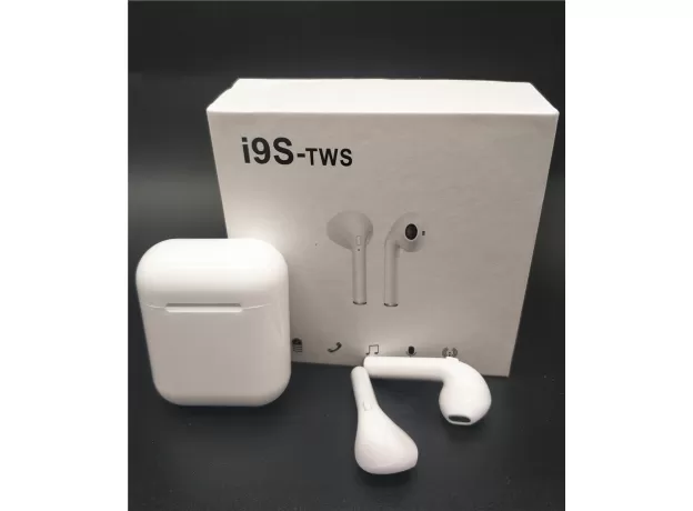 I9S TWS WIRELESS IN-EAR EARPHONE WHITE ,NOISE REDUCTION 3D BASS STEREO EARBUDS FOR IPHONE ANDROID