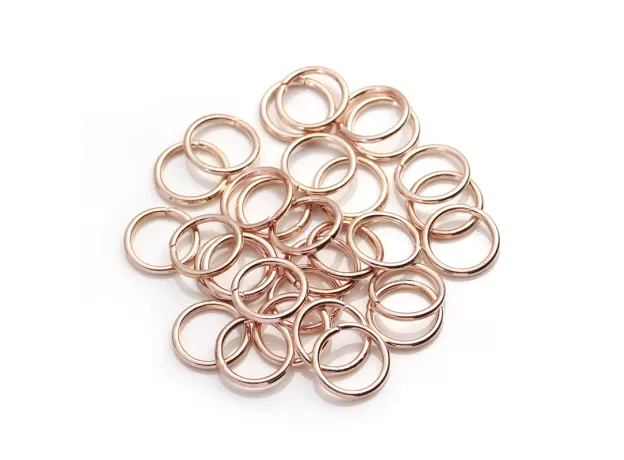 PREMIUM METAL JUMP RINGS SET – SILVER/GOLD/BRONZE SPLIT RINGS & CONNECTORS FOR DIY JEWELRY MAKING