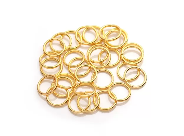 PREMIUM METAL JUMP RINGS SET – SILVER/GOLD/BRONZE SPLIT RINGS & CONNECTORS FOR DIY JEWELRY MAKING