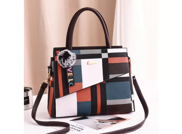 CLASSIC "ARCHIVAL" STYLE WOMEN'S HANDBAG – PREMIUM SOFT-STRUCTURE LEATHER TOTE