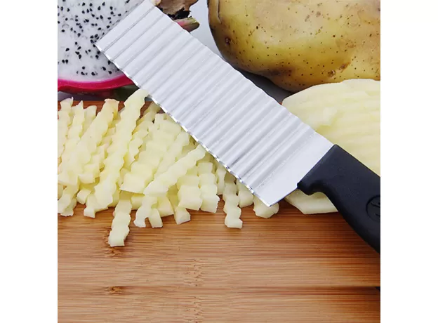 PROFESSIONAL STAINLESS STEEL POTATO CHIPPER - FRENCH FRY CUTTER & VEGETABLE SLICER