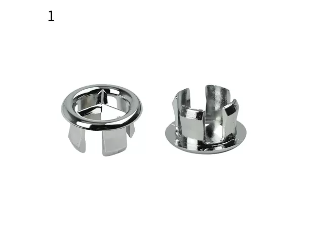 BATHROOM BASIN SINK OVERFLOW RING - DECORATIVE HOLE COVER | PROTECHSHOP