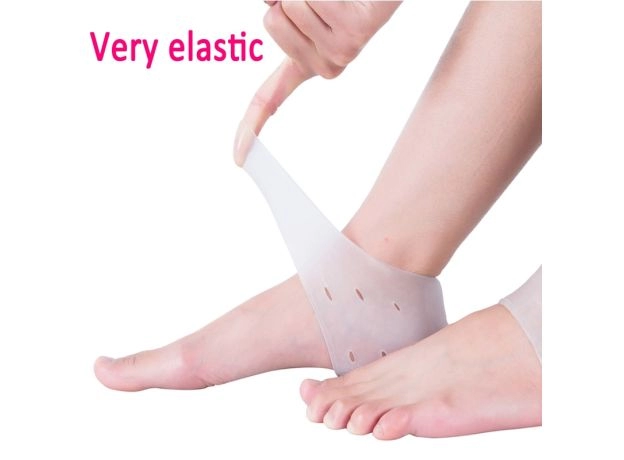 : SILICONE MOISTURIZING GEL HEEL SOCKS - CRACKED FOOT SKIN CARE | PROTECHSHOP