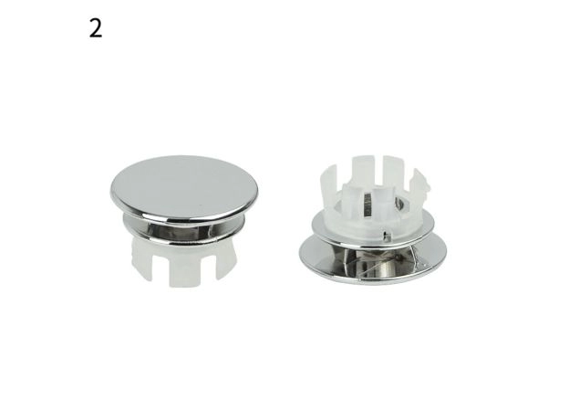 BATHROOM BASIN SINK OVERFLOW RING - DECORATIVE HOLE COVER | PROTECHSHOP