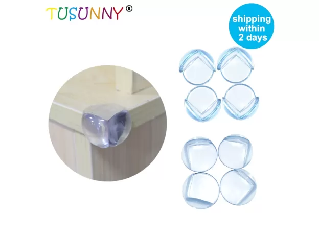 SILICONE BABY SAFETY CORNER PROTECTORS - SHARP TABLE EDGE GUARDS | PROTECHSHOP