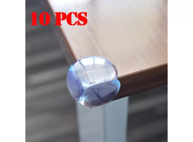 SILICONE BABY SAFETY CORNER PROTECTORS - SHARP TABLE EDGE GUARDS | PROTECHSHOP