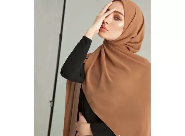 BUBBLE CHIFFON SCARF & HIJAB WRAP - PLAIN & SOLID COLOR SHAWLS | PROTECHSHOP