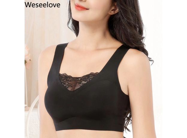 WOMEN SEAMLESS PLUS SIZE BRA 110D 115E PUSH UP BRAS COMFORTABLE WIRELESS SEXY WOMEN ANTI-EXPOSURE