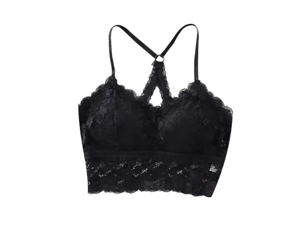 WOMEN’S LACE WRAPPED CHEST BRALETTE - PUSH-UP CROP TUBE | PROTECHSHOP