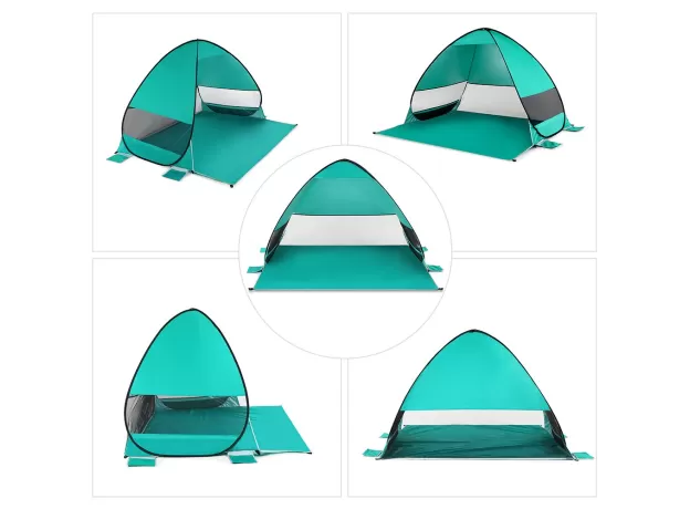 AUTOMATIC POP-UP BEACH TENT - INSTANT SUN SHELTER | PROTECHSHOP