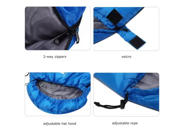 UNIVERSAL 3-SEASON SLEEPING BAG - ADULT & KIDS PORTABLE GEAR | PROTECHSHOP