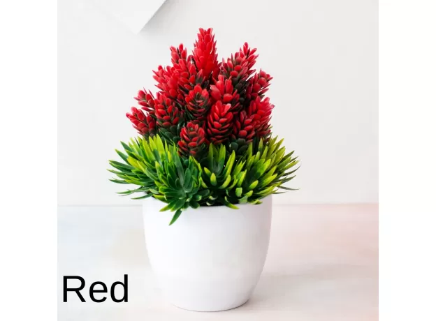 ARTIFICIAL PLANTS BONSAI SIMULATION PLASTIC SMALL TREE POT PLANT POTTED ORNAMENTS FOR HOME TABLE